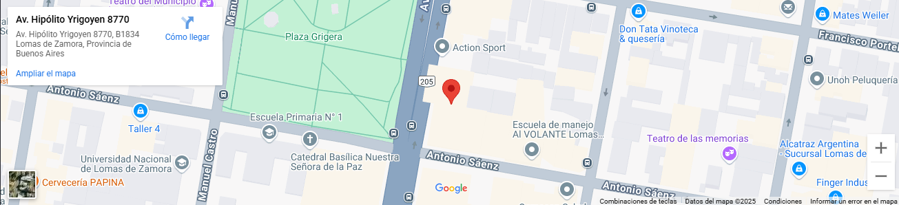Ubicación en Google Maps Ubicación de Los Hermanos Plomeros en Lomas de Zamora